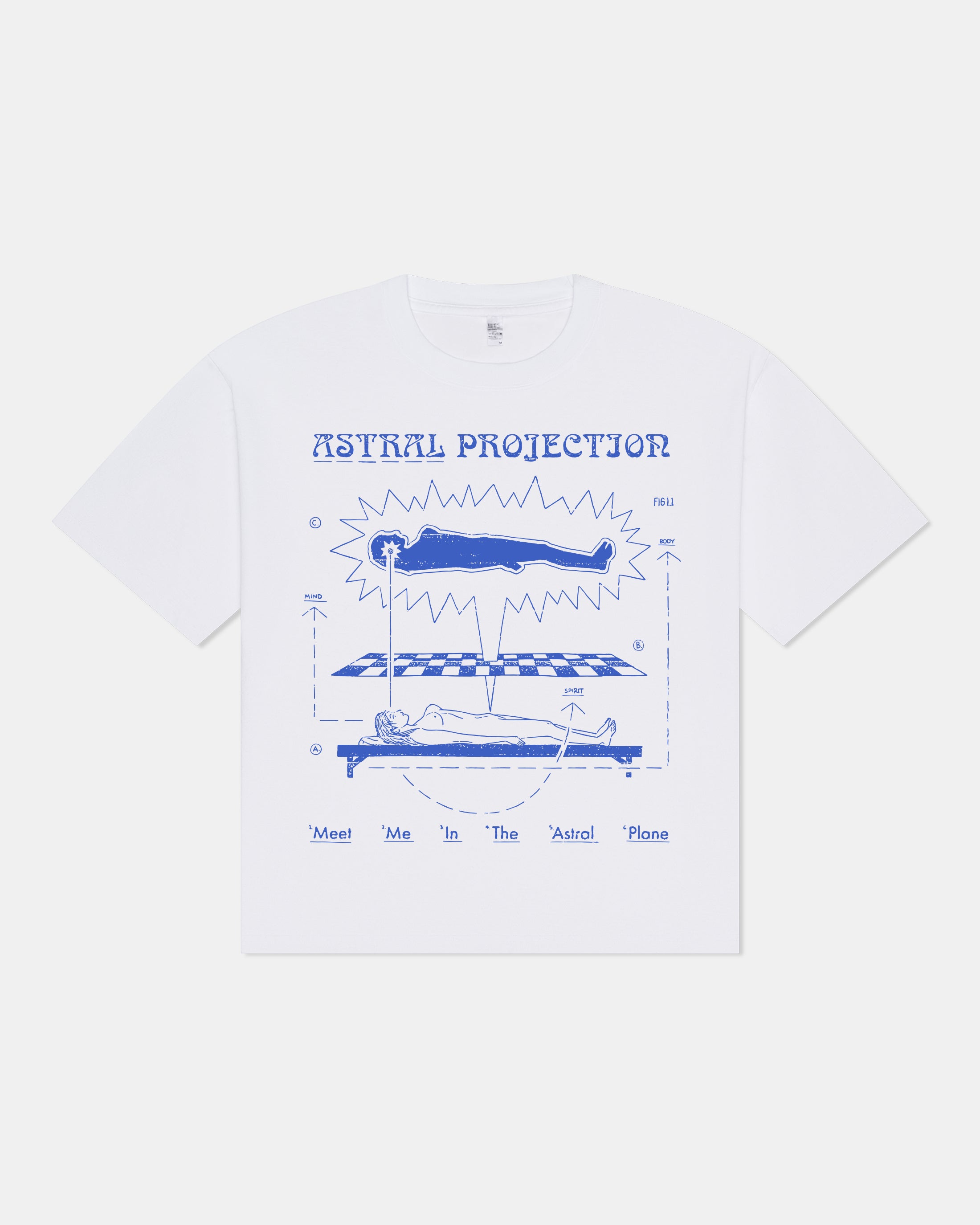 Astral TEETEEPOR（teeteepor）表紙 Astral Projection Tee - White – Neural Peace