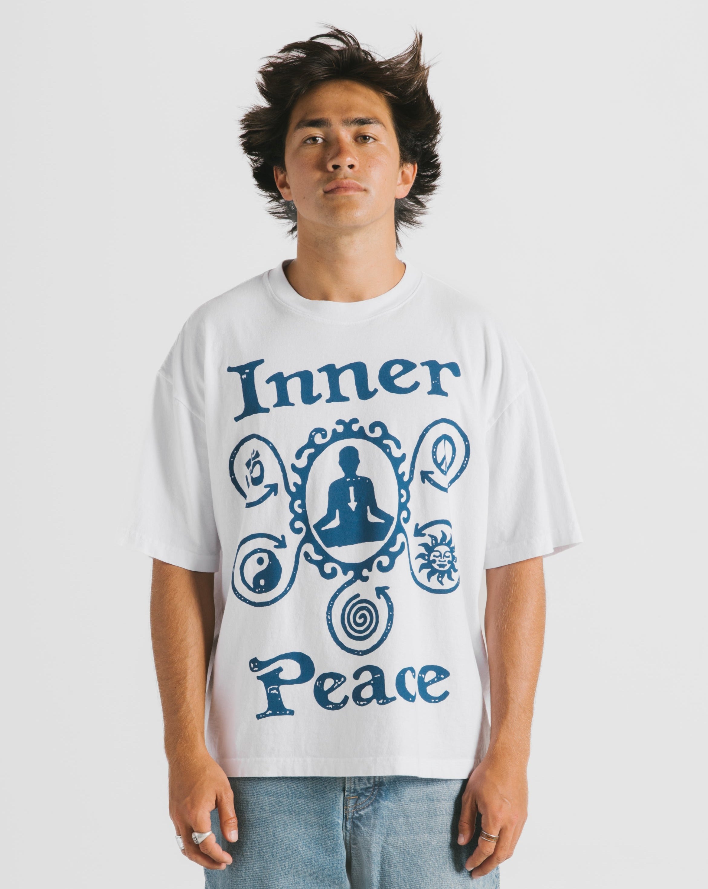 Inner Peace Tee - White – Neural Peace