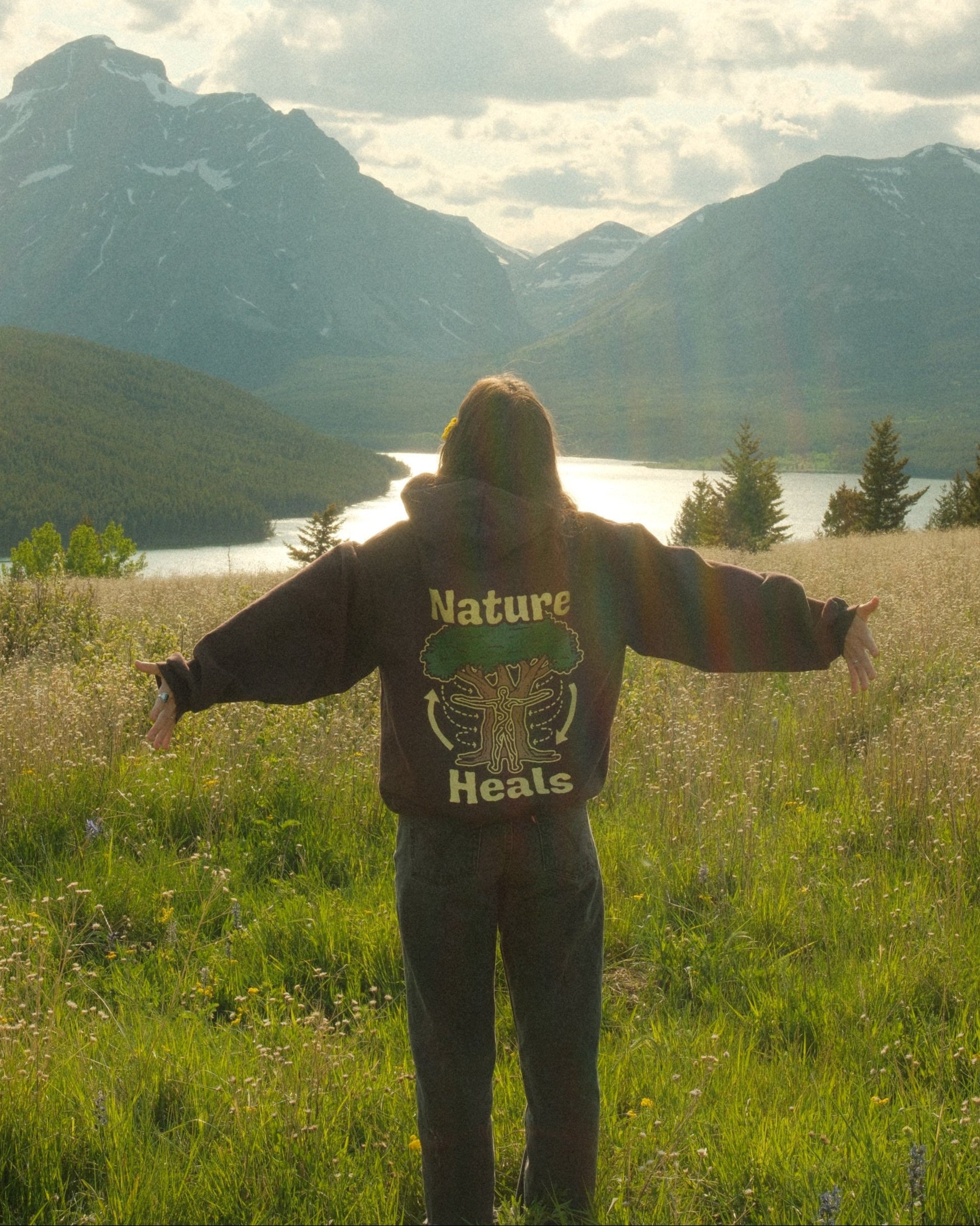 Nature Heals Hoodie - Mocha