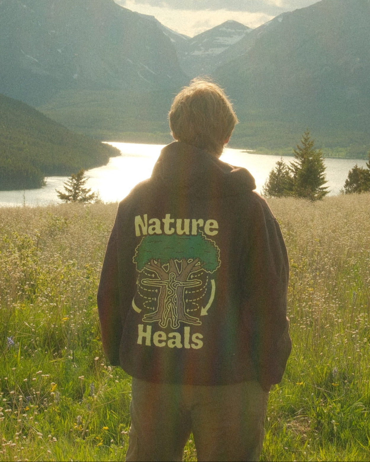 Nature Heals Hoodie - Mocha